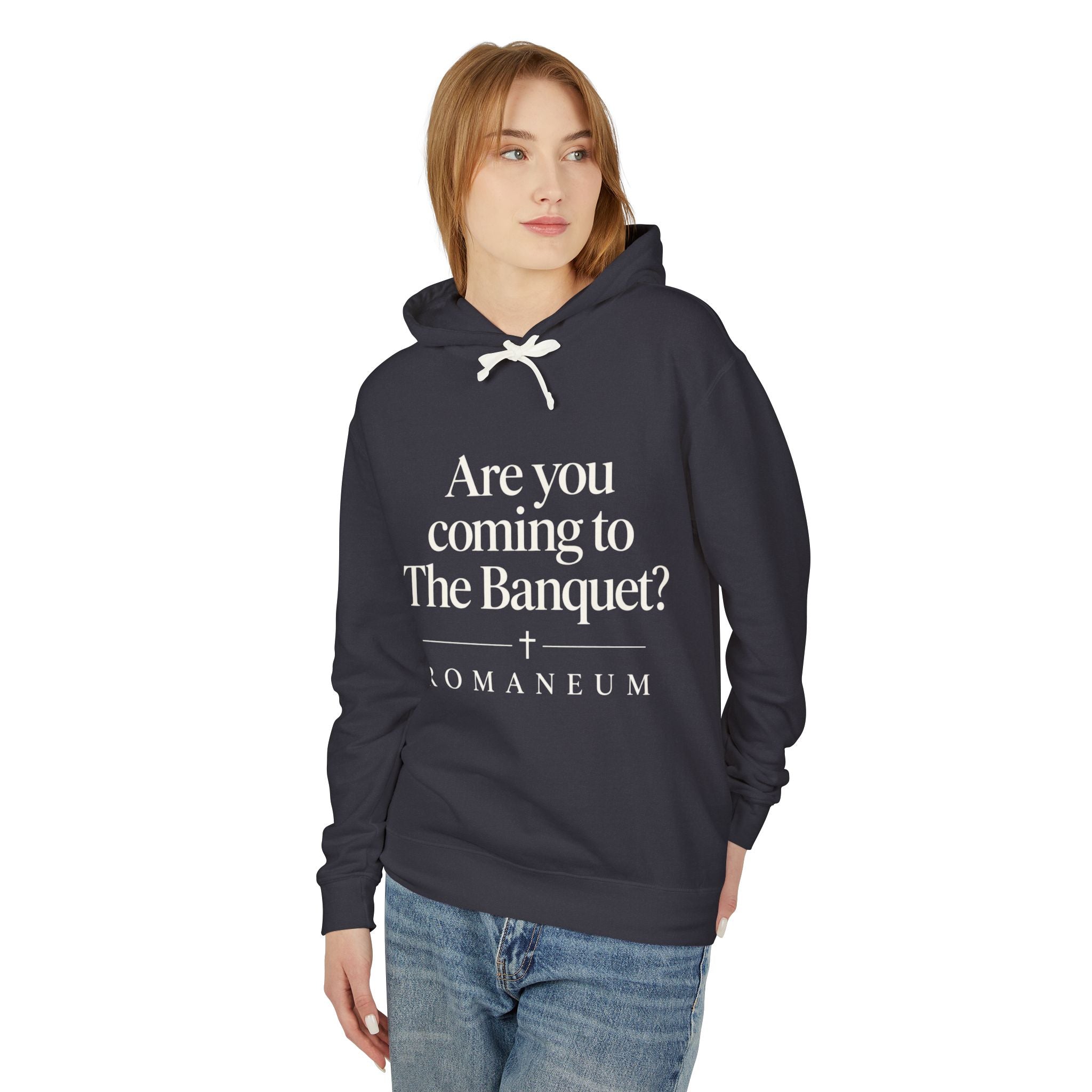 Hoodie — "Are you coming to The Banquet?" ROMANEUM Graphic