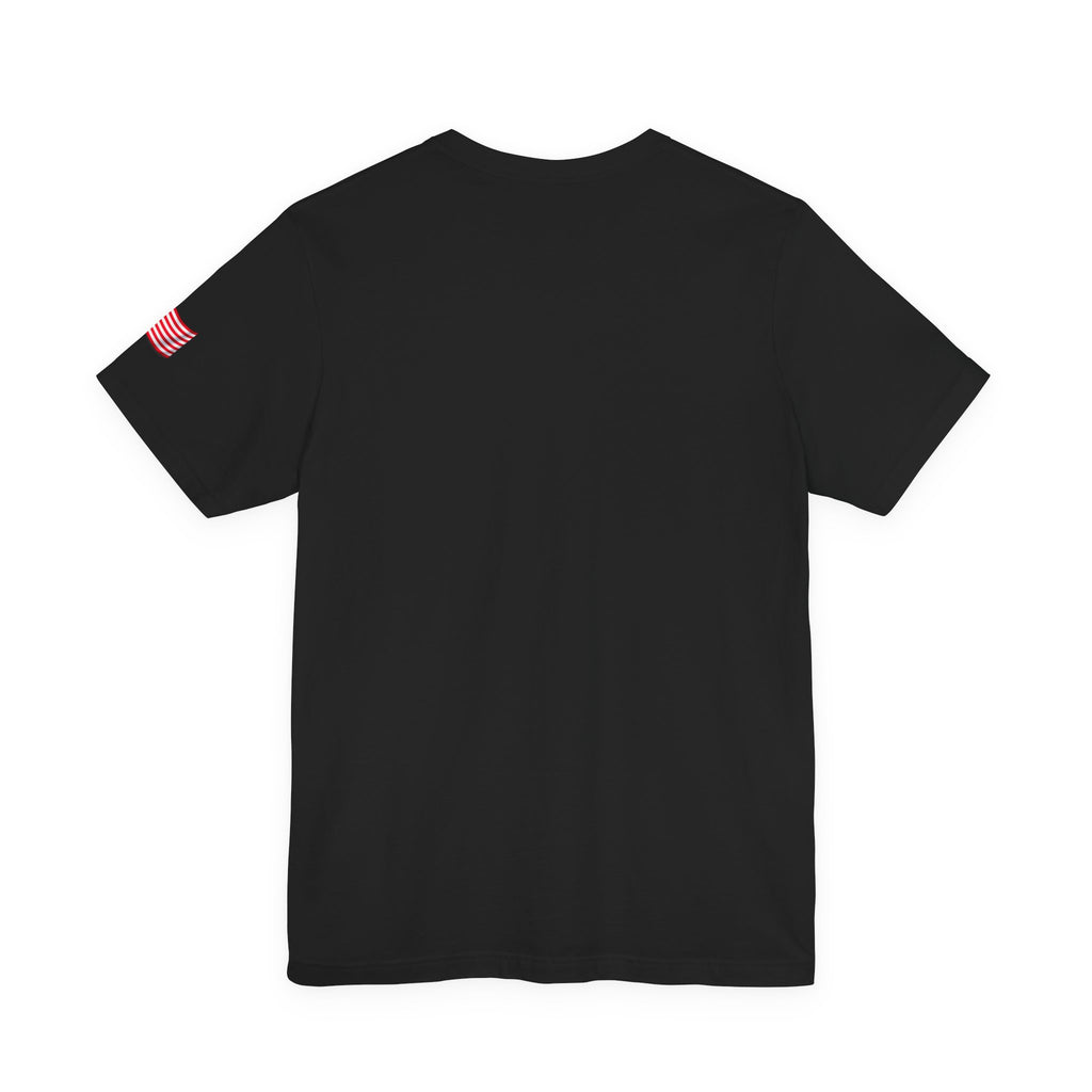 Romaneum God Bless America map tee | American flag outline, fireworks, patriotic shirt