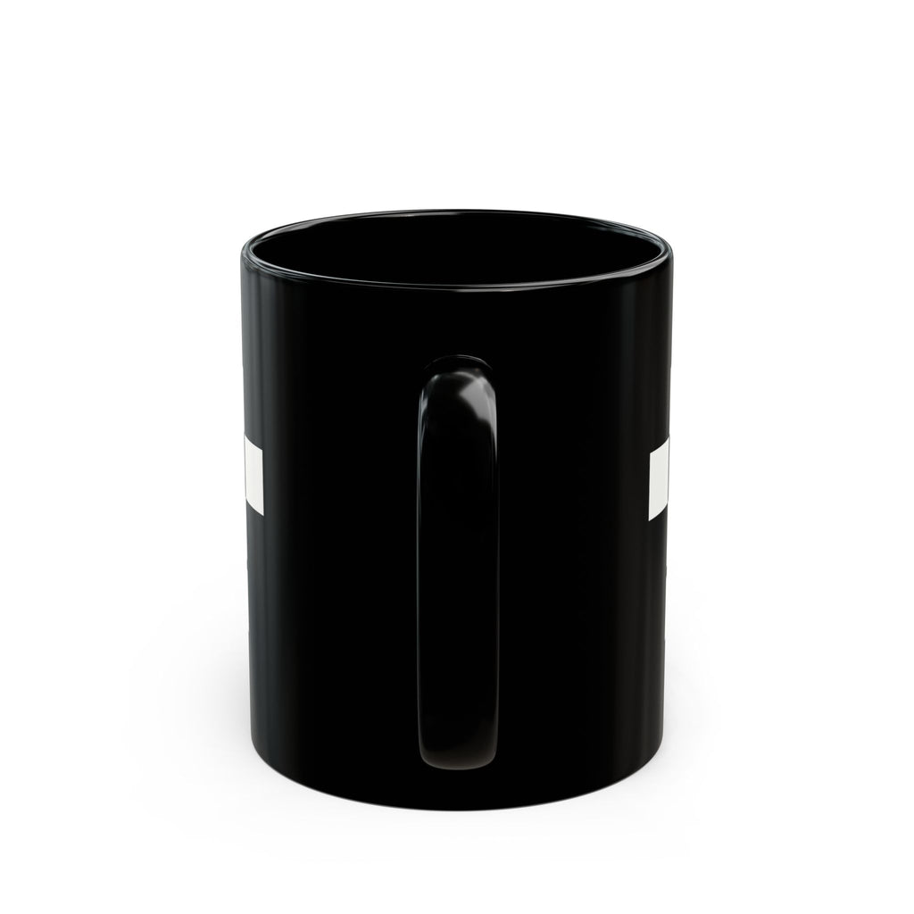 Think Like God Rose Mug — Romaneum Gothic Cross Black Coffee Cup