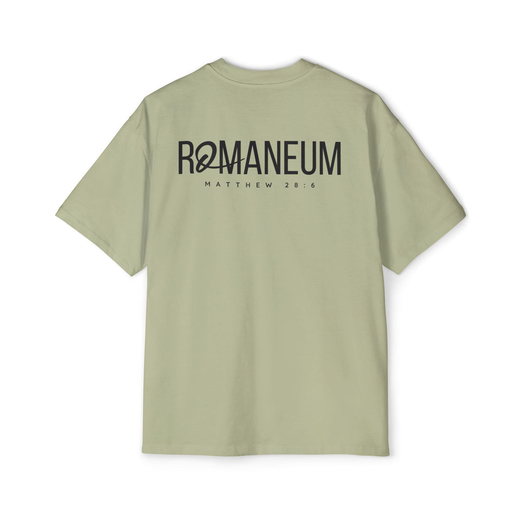 He Is Risen Christian Tee — Romaneum Matthew 28:6 Easter T‑Shirt