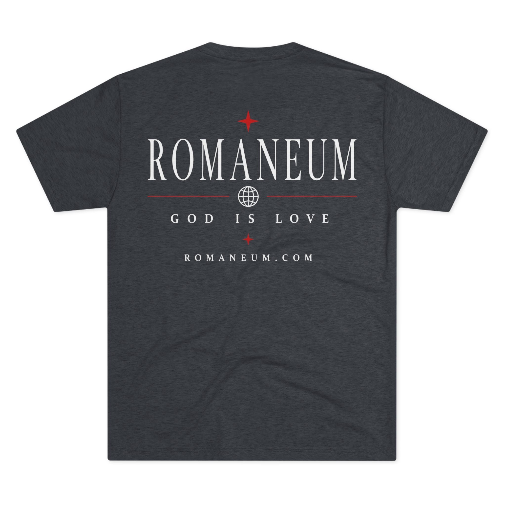 Romaneum "Amor Roma" Crew Tee – God Is Love Christian T-Shirt