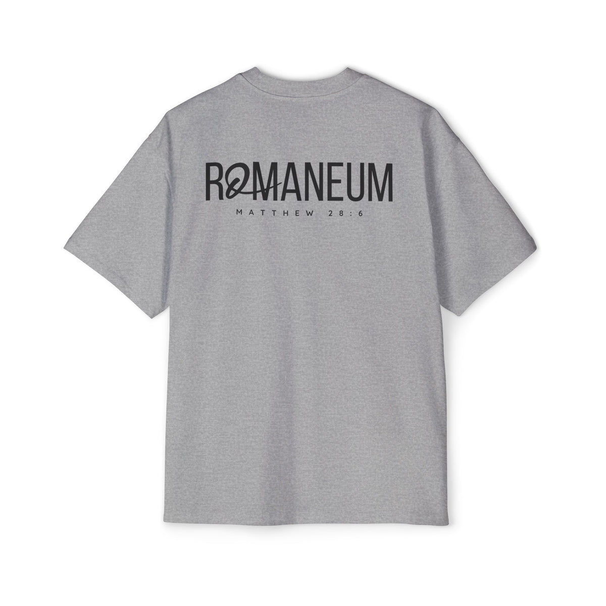 He Is Risen Christian Tee — Romaneum Matthew 28:6 Easter T‑Shirt