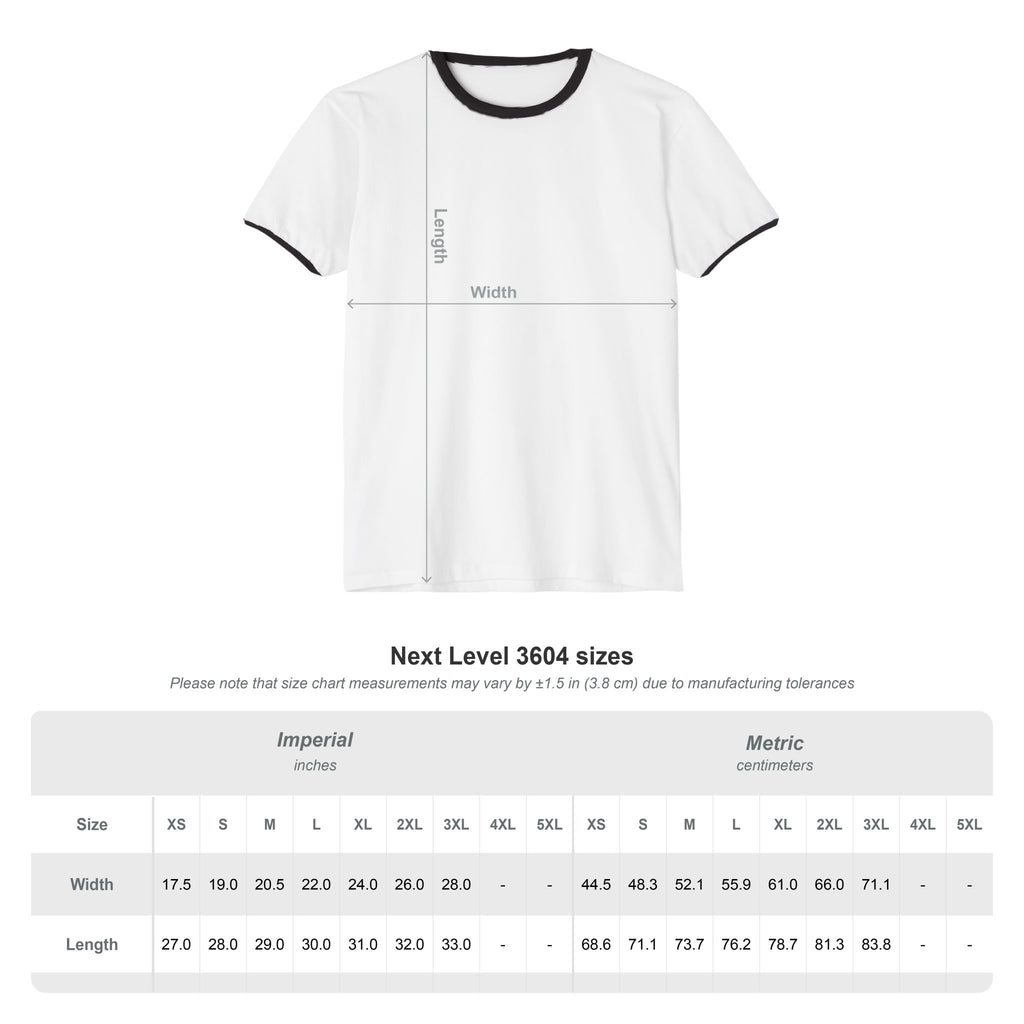 Romaneum "AMOR/ROMA" Ringer Tee — God Is Love Christian T‑Shirt