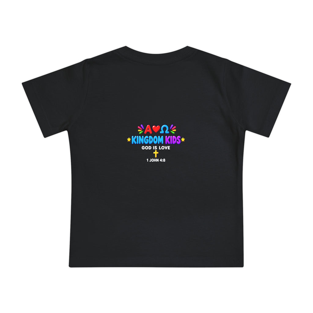 Baby T-Shirt — "Good News Toons" Kingdom Kids Tee (God Is Love)