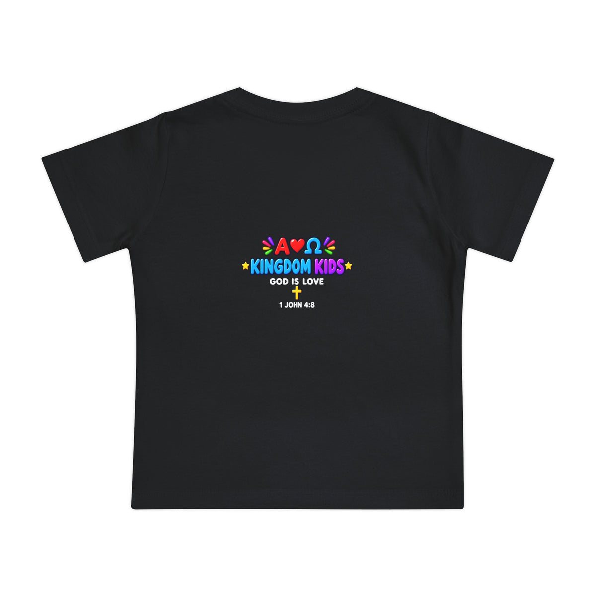 Baby T-Shirt — "Good News Toons" Kingdom Kids Tee (God Is Love)