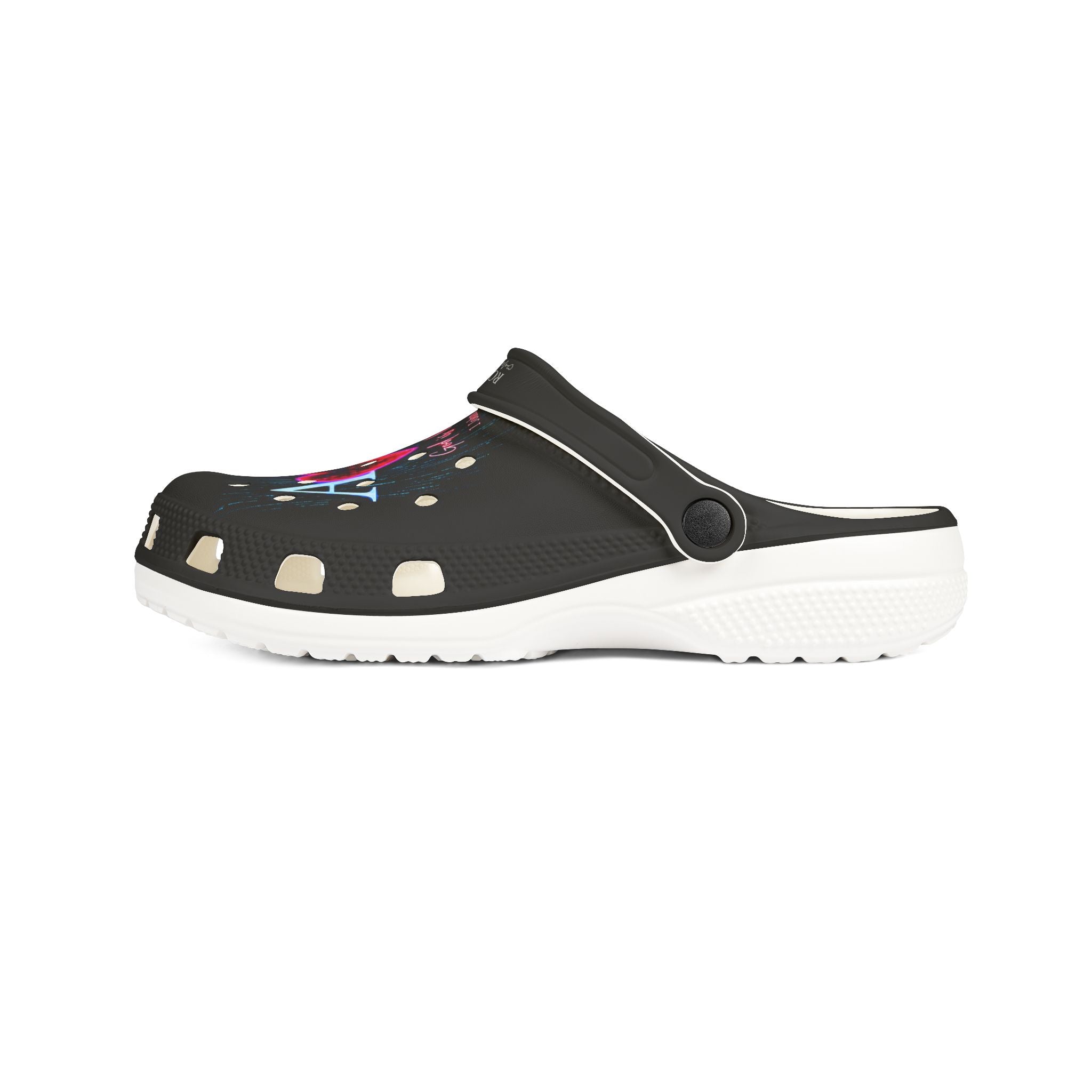 Alpha Omega Heart Polka Dot EVA Clogs | Slip-On Foam Shoes