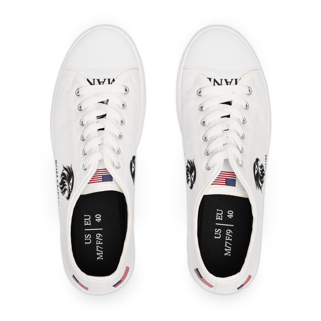 Romananeum Eagle Logo Top Sneakers | American Flag Accent