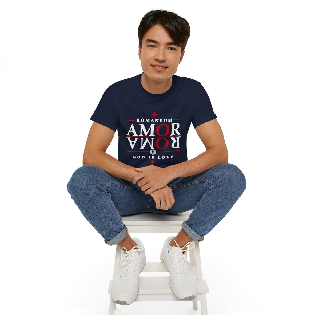 Romaneum AMOR/ROMA God Is Love Graphic Tee