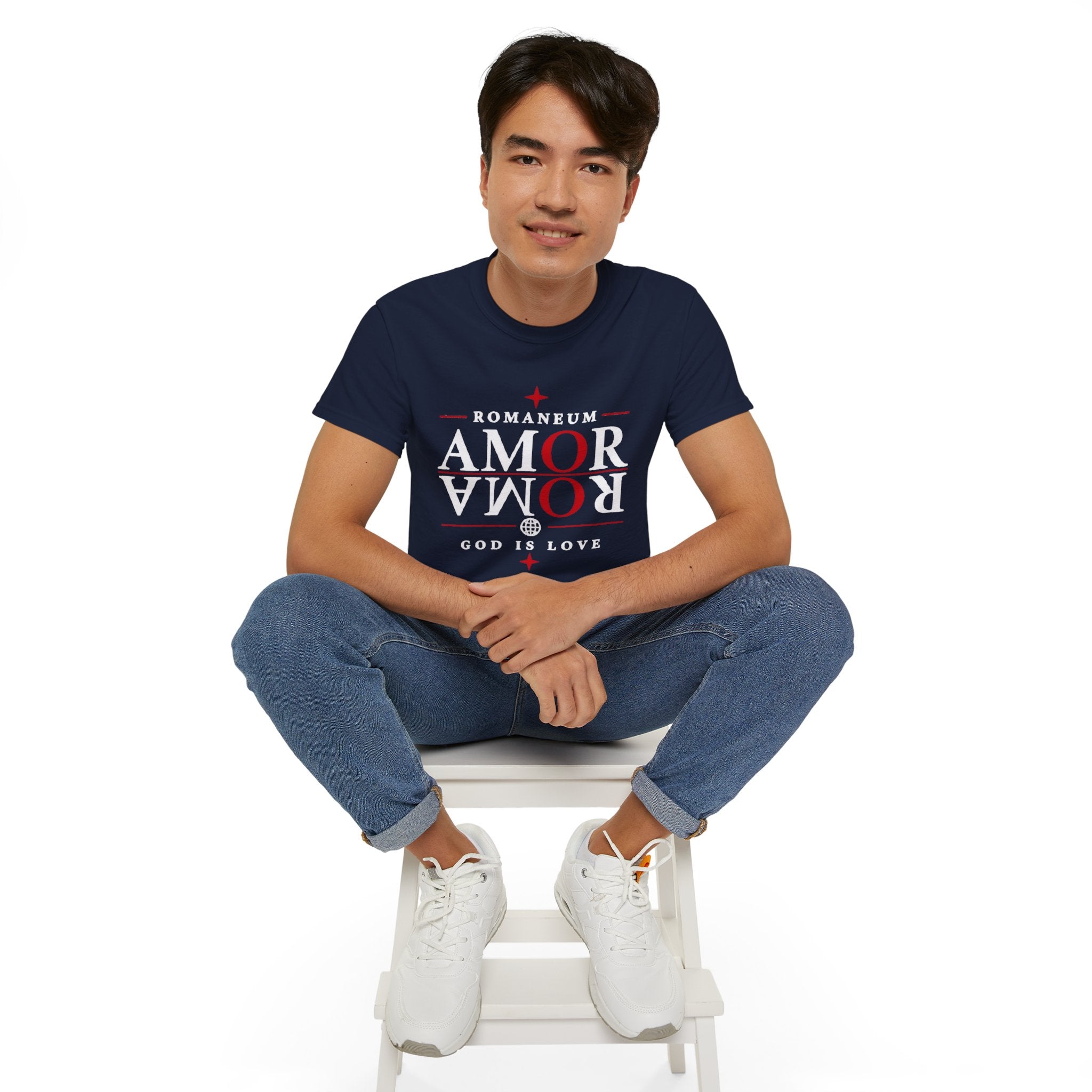 Romaneum AMOR/ROMA God Is Love Graphic Tee