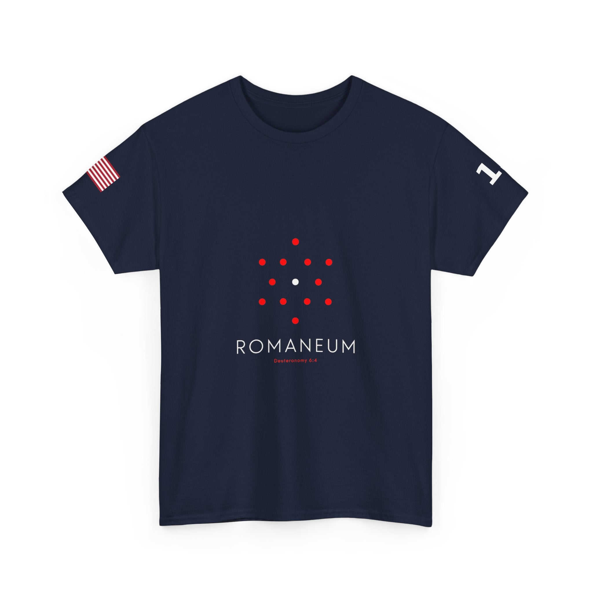 Romaneum Heavy Cotton T-Shirt | Flag & 13