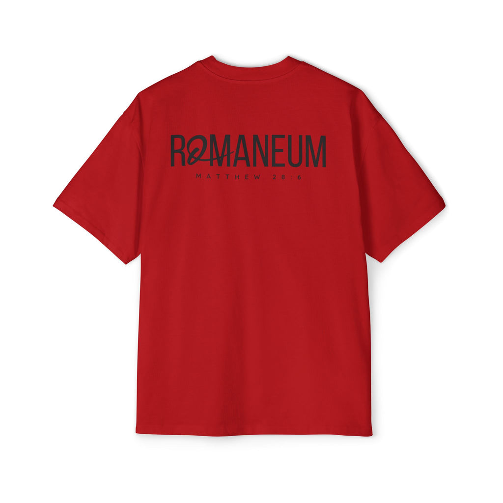 He Is Risen Christian Tee — Romaneum Matthew 28:6 Easter T‑Shirt