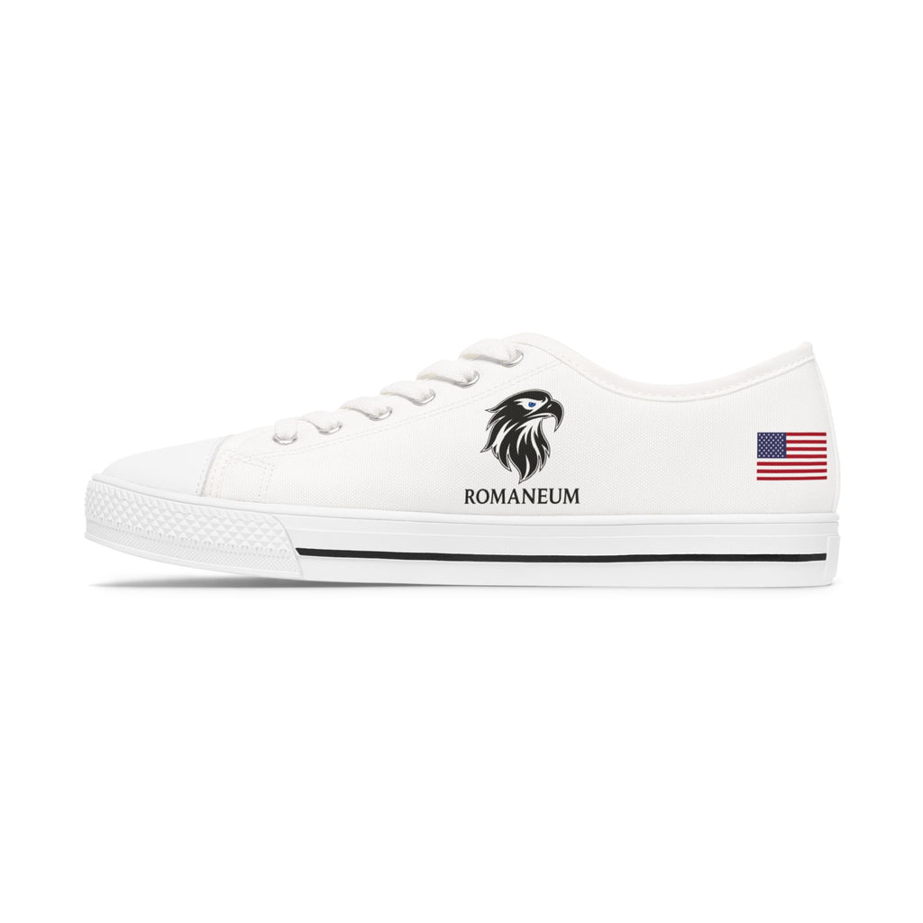 Romananeum Eagle Logo Top Sneakers | American Flag Accent