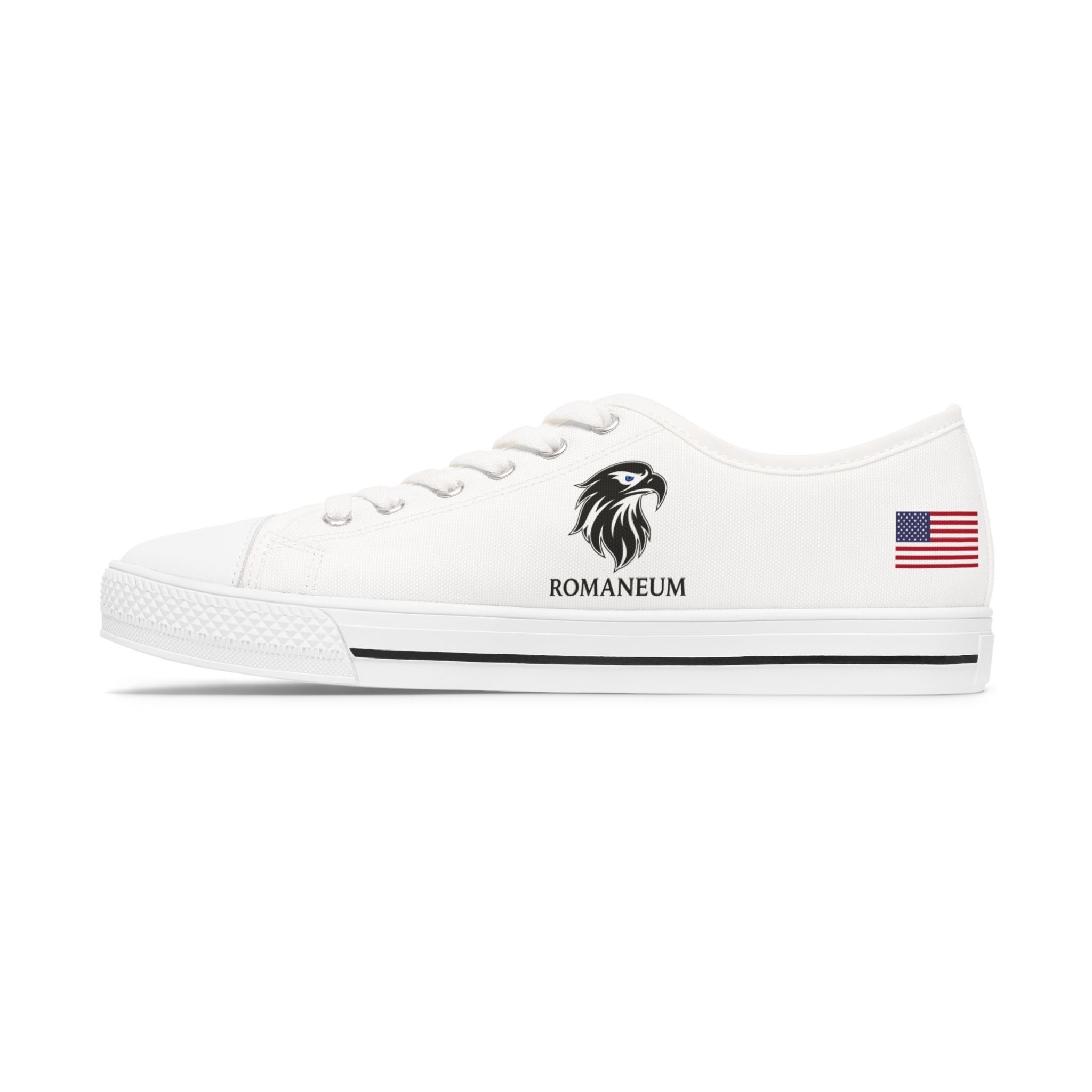 Romananeum Eagle Logo Top Sneakers | American Flag Accent