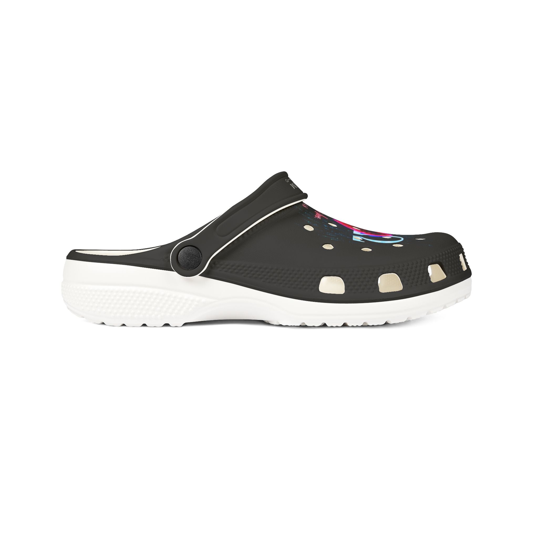 Alpha Omega Heart Polka Dot EVA Clogs | Slip-On Foam Shoes