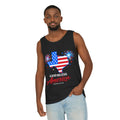 Romaneum Texas Flag Map God Bless America Tank Top | Patriotic 4th of July