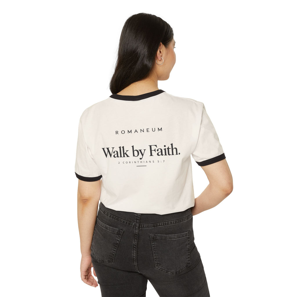 ROMANEUM Walk by Faith Ringer T-Shirt