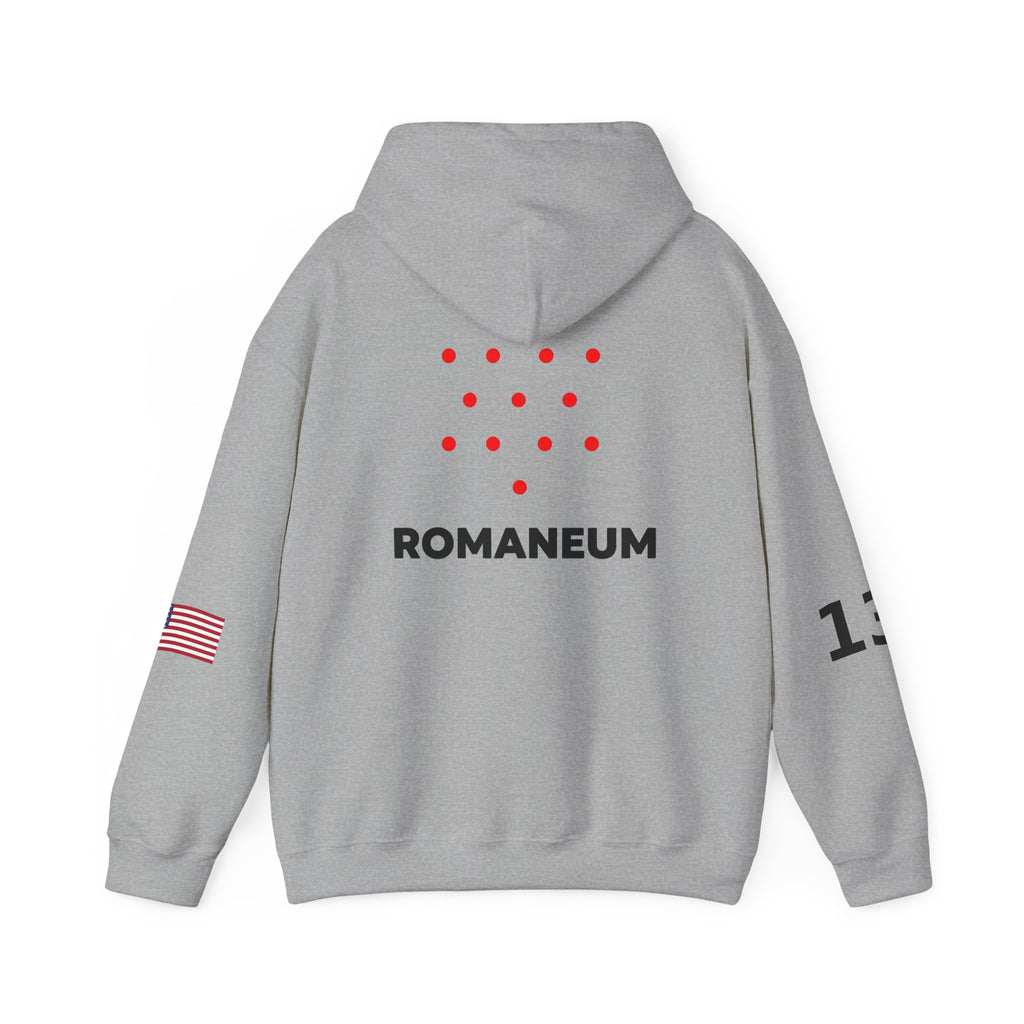 Romaneum Heavy Blend Hoodie | Flag & 13