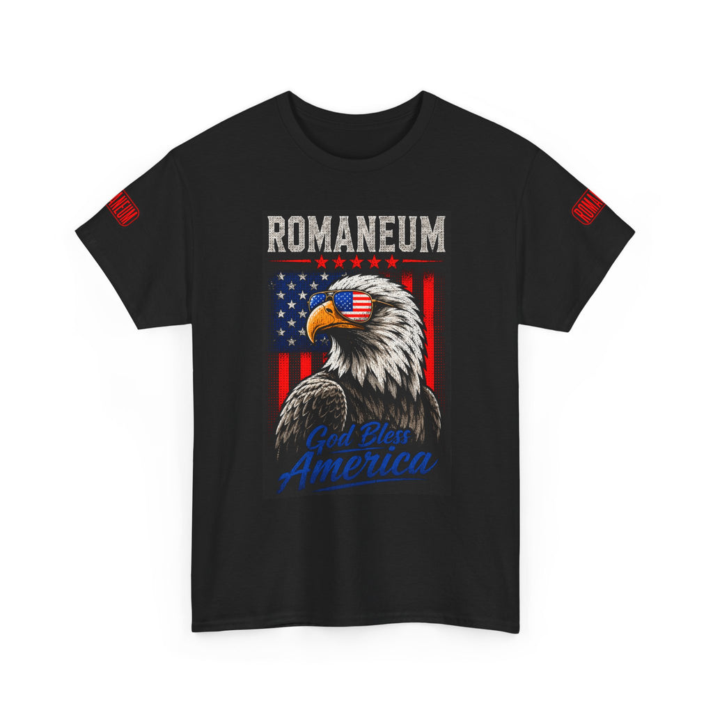 Eagle Flag Tee — "God Bless America" Patriotic Shirt