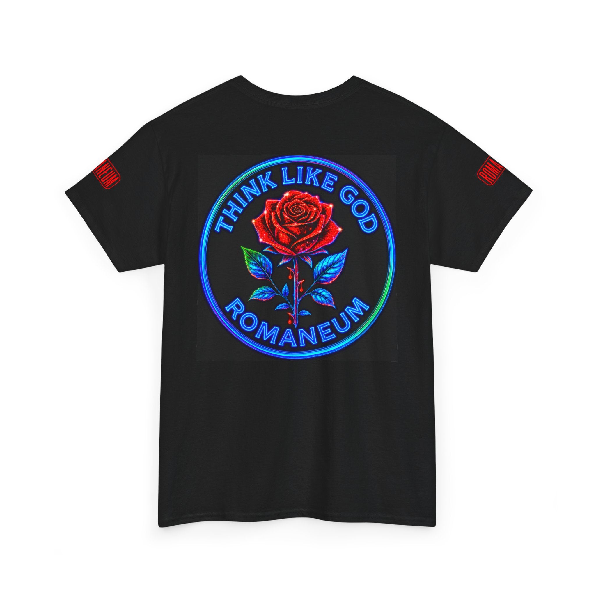Think Like God Rose Tee — 'Think Like God Romaneum' Graphic T-Shirt