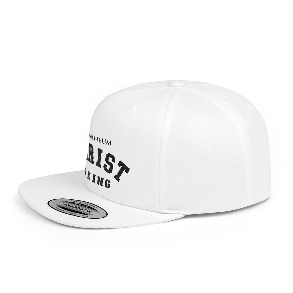 Christ Is King Flat Bill Snapback Hat — Baseball Cap
