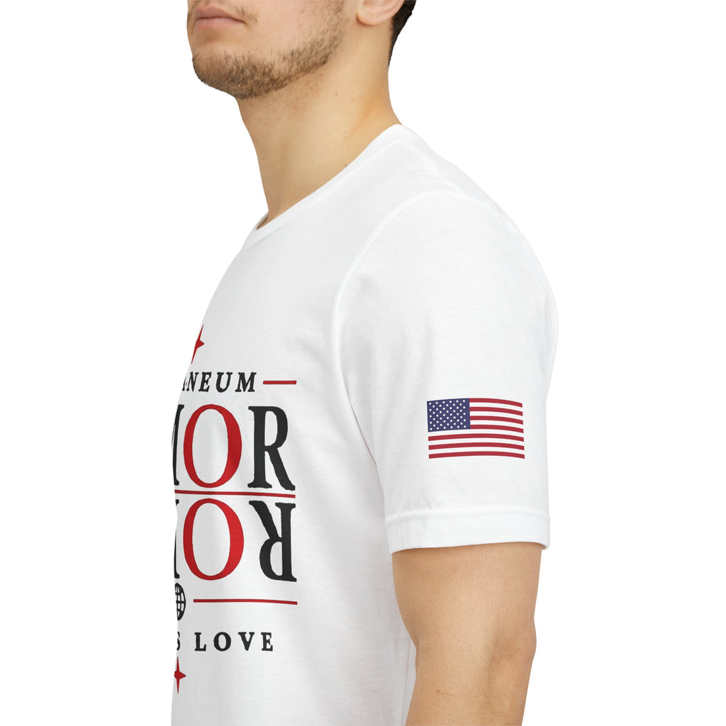 Romaneum 'AMOR/ROMA' God Is Love Graphic Tee