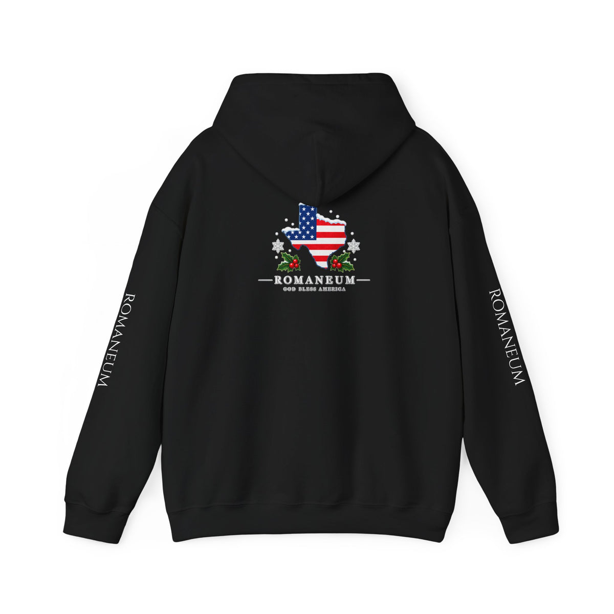 American Flag Texas Hoodie — God Bless America Patriotic Pullover