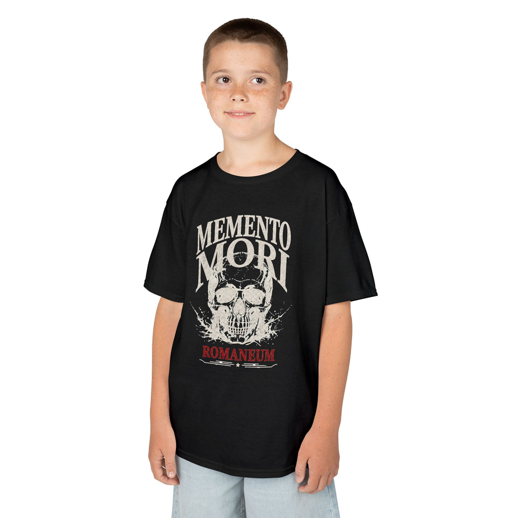 Kids T-Shirt — "Memento Mori" Skull Romaneum Tee