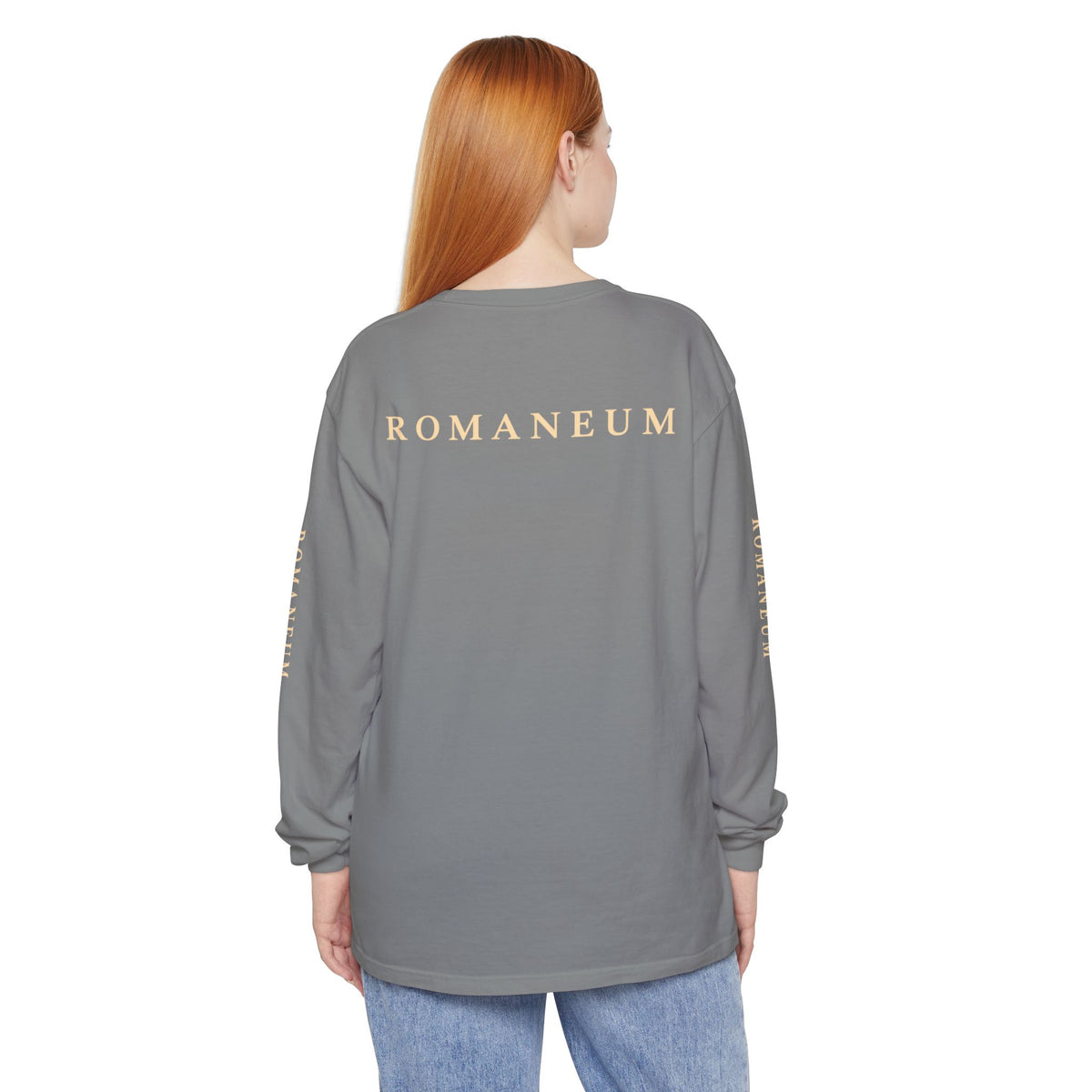 Conquerors Long Sleeve Tee — "More Than Conquerors" Romaneum