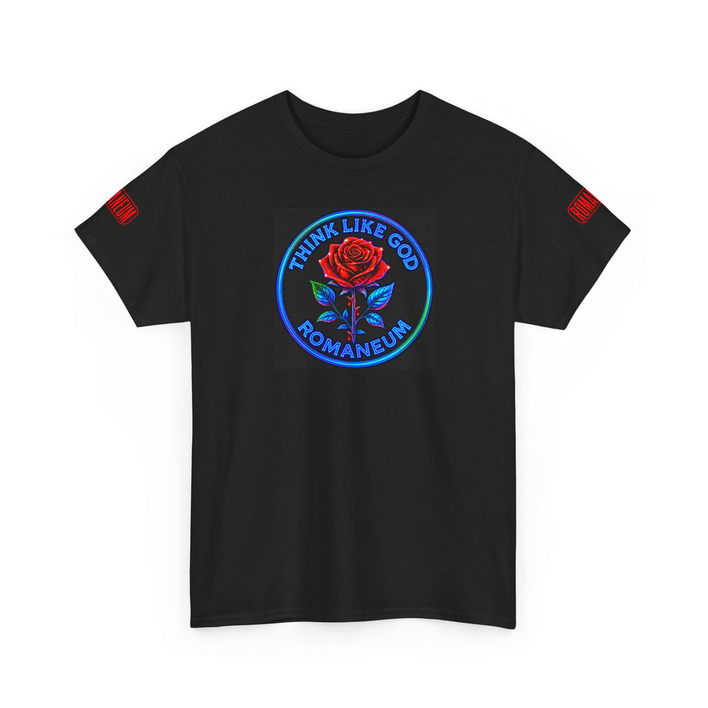 Think Like God Rose Tee — 'Think Like God Romaneum' Graphic T-Shirt