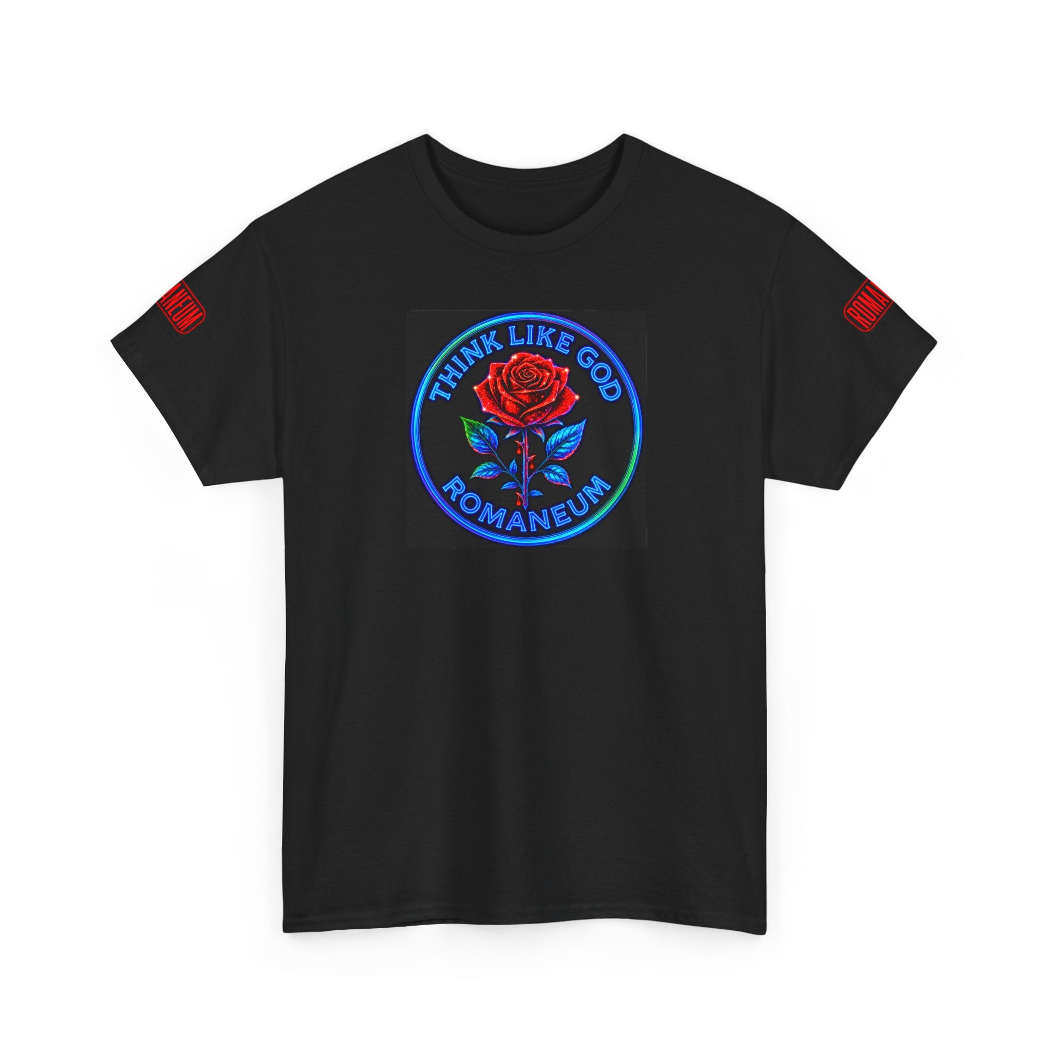 Think Like God Rose Tee — 'Think Like God Romaneum' Graphic T-Shirt