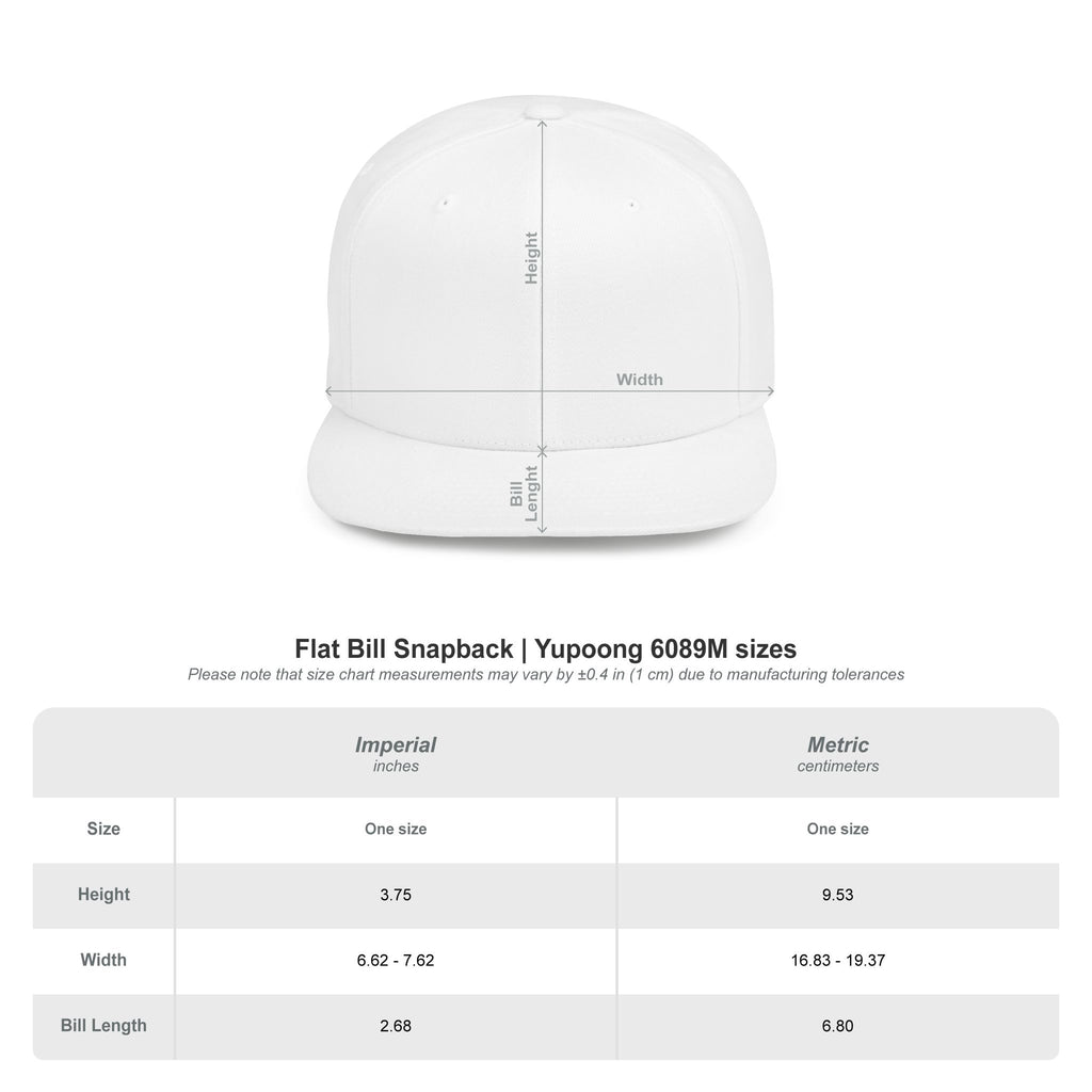 Romaneum Gothic Crest Flat-Bill Snapback Hat