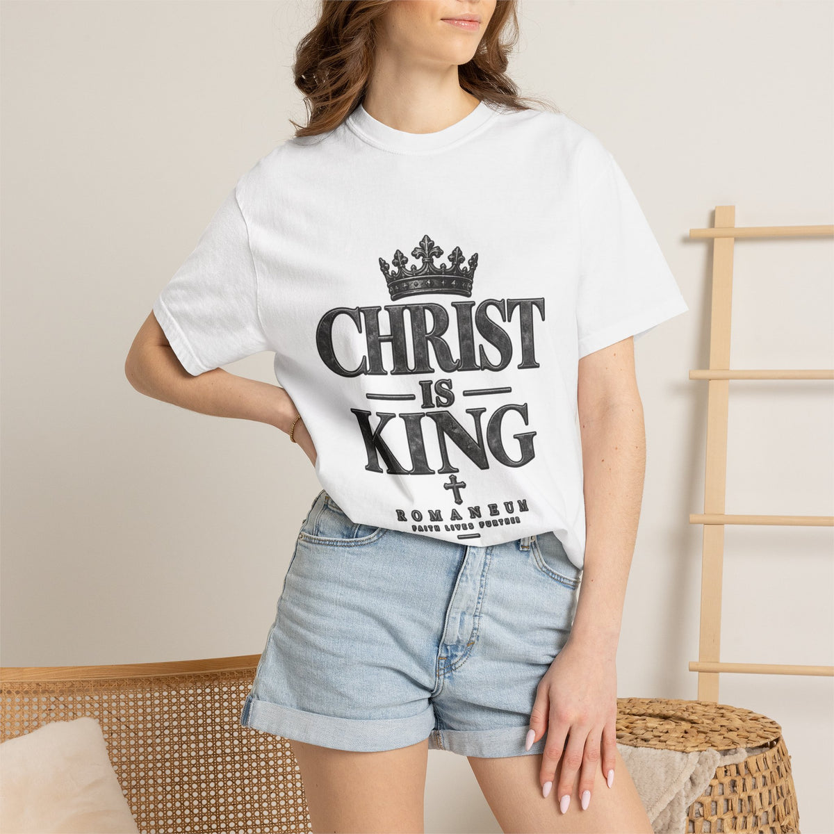 'Christ Is King' T-Shirt — Faith-Based Religious Tee