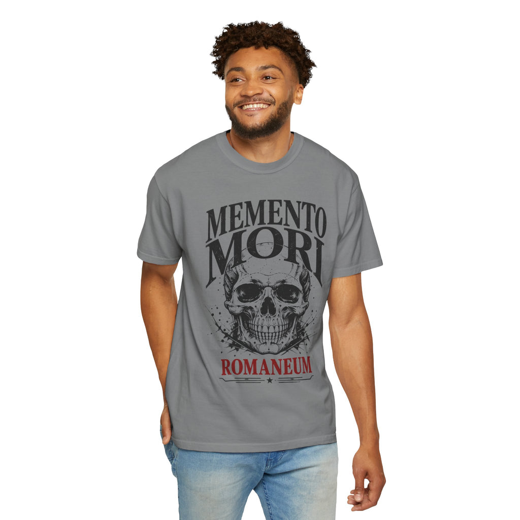 Memento Mori Skull T‑Shirt — Romaneum Gothic Graphic Tee