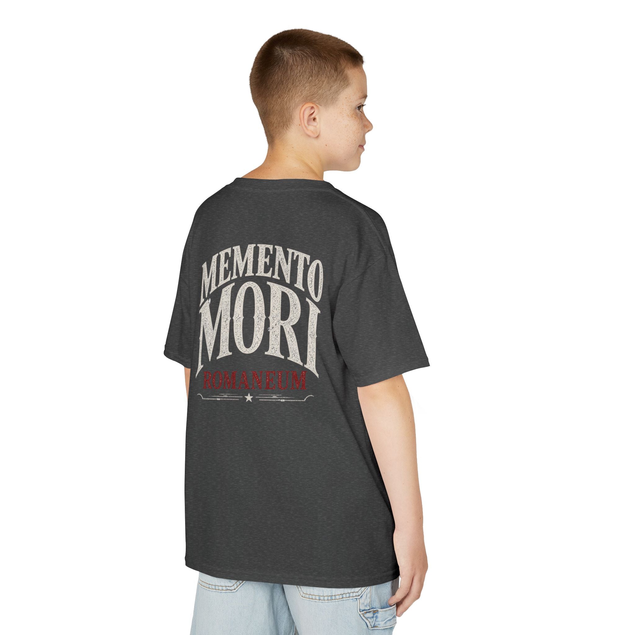 Kids T-Shirt — "Memento Mori" Skull Romaneum Tee