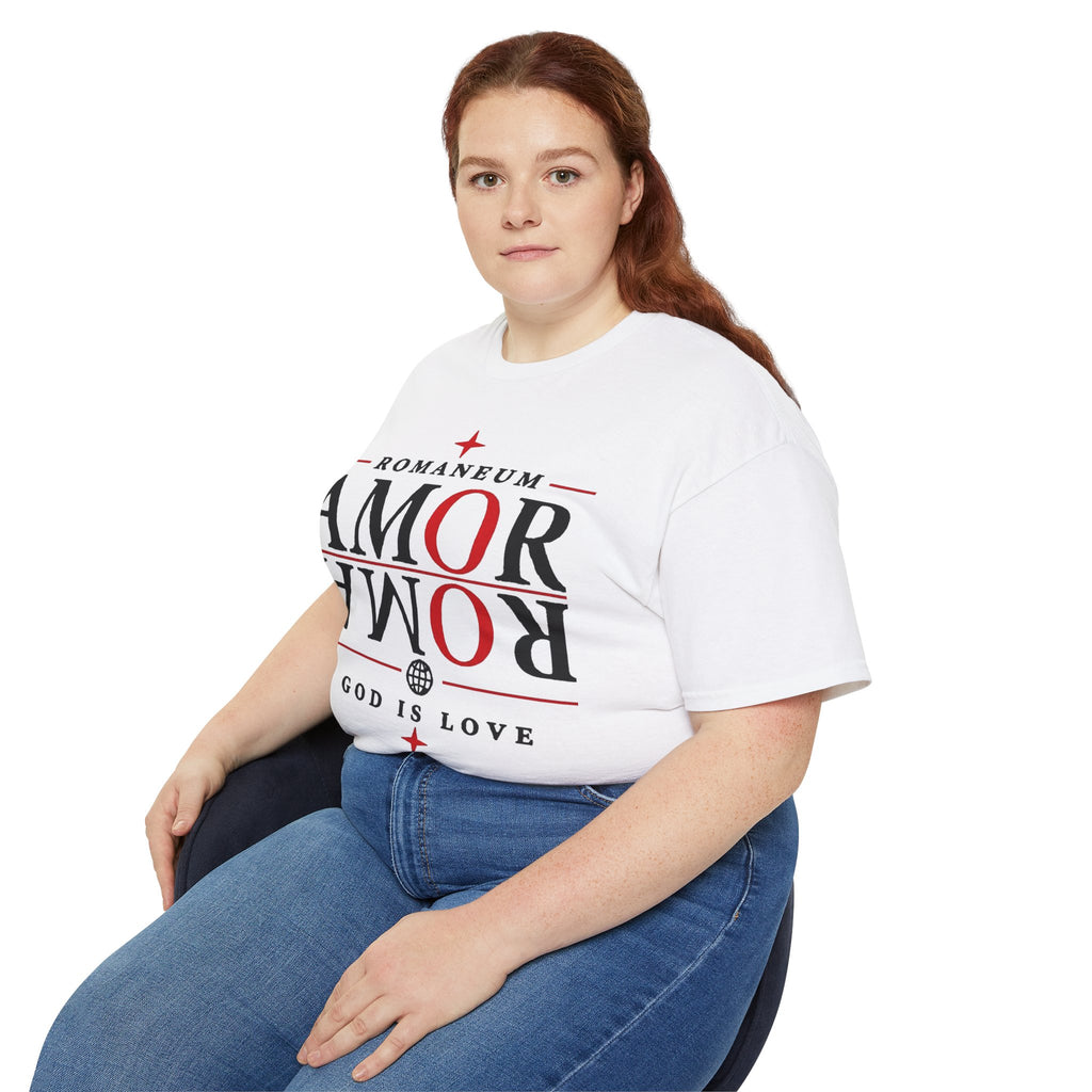 Romaneum AMOR/ROMA God Is Love Graphic Tee