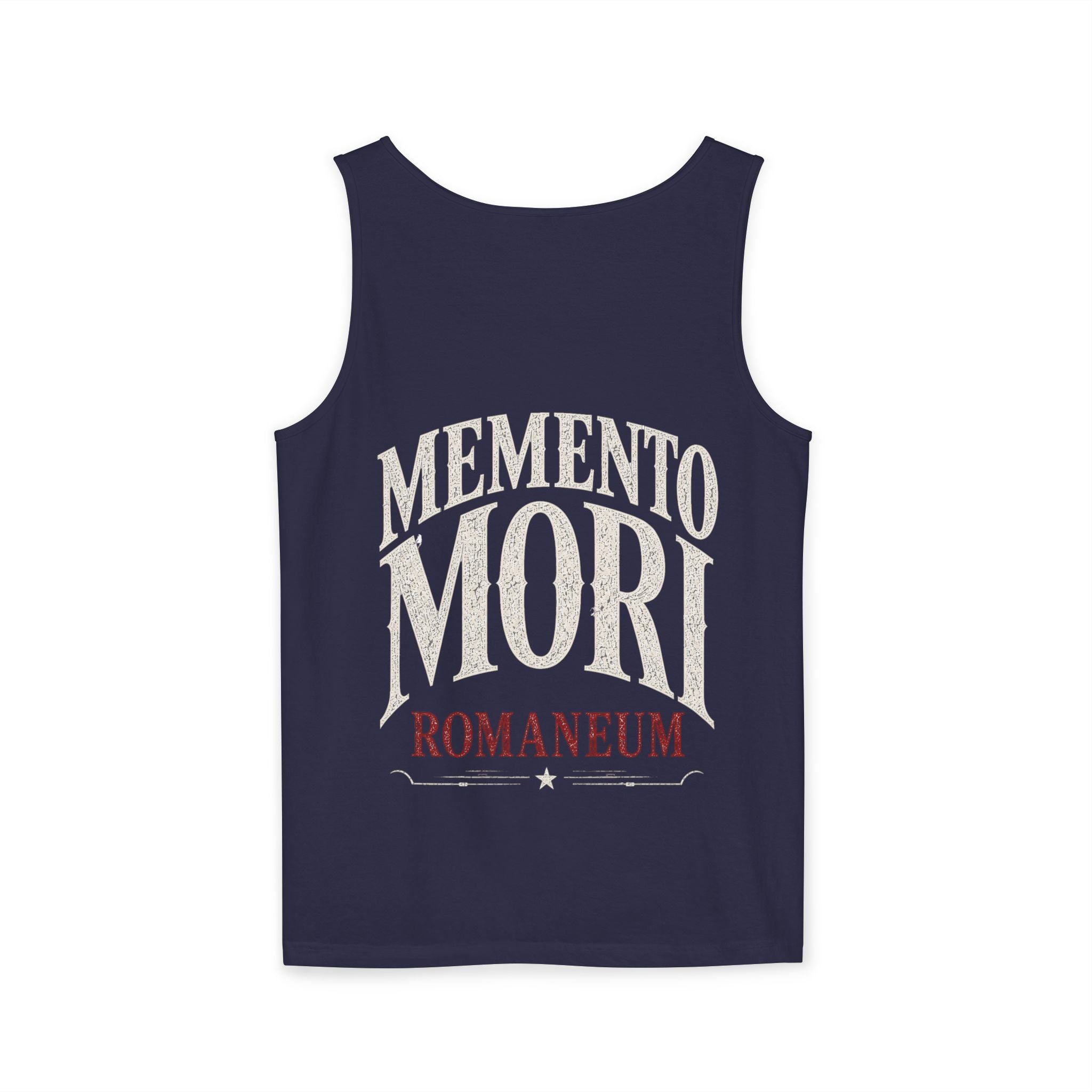Memento Mori Skull Tank Top — Romaneum Vintage-Style Reminder Tank