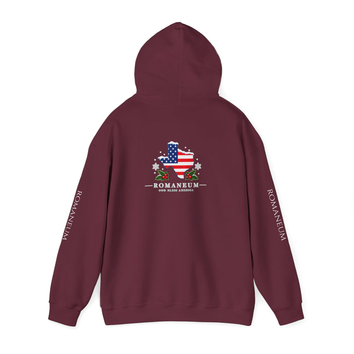 American Flag Texas Hoodie — God Bless America Patriotic Pullover