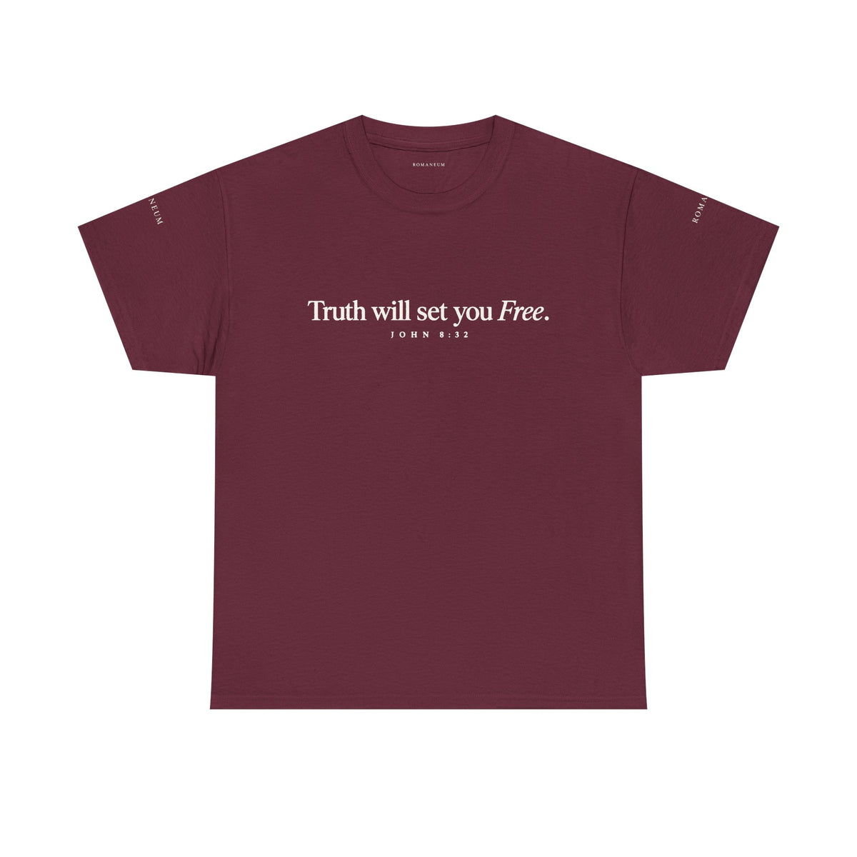 Christian Graphic Tee "Truth Will Set You Free" | God Is Love Bible Verse Shirt
