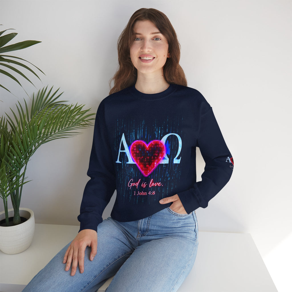 Alpha Omega Heart Sweatshirt ROMANEUM
