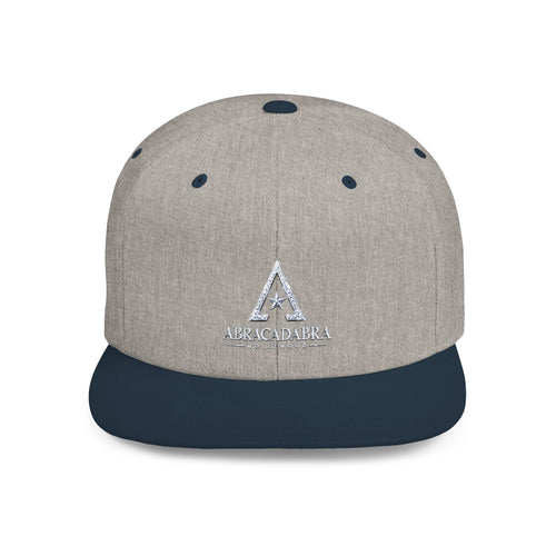 Abracadabra Triangle Snapback Hat — Flat Bill Adjustable Cap