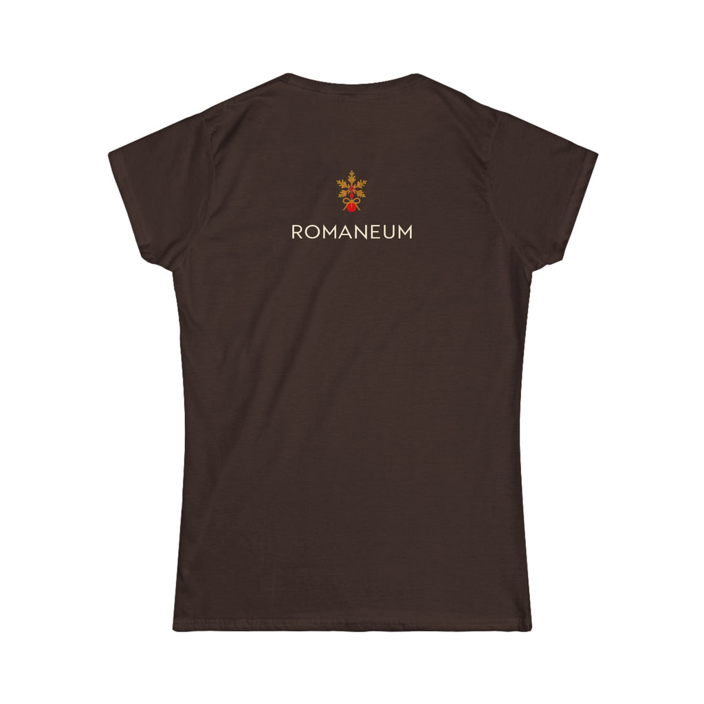 Women's Classic Black Tee Christmas Romaneum