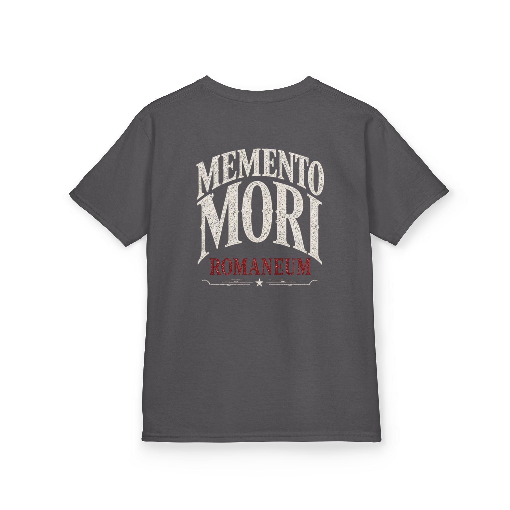 Kids T-Shirt — "Memento Mori" Skull Romaneum Tee