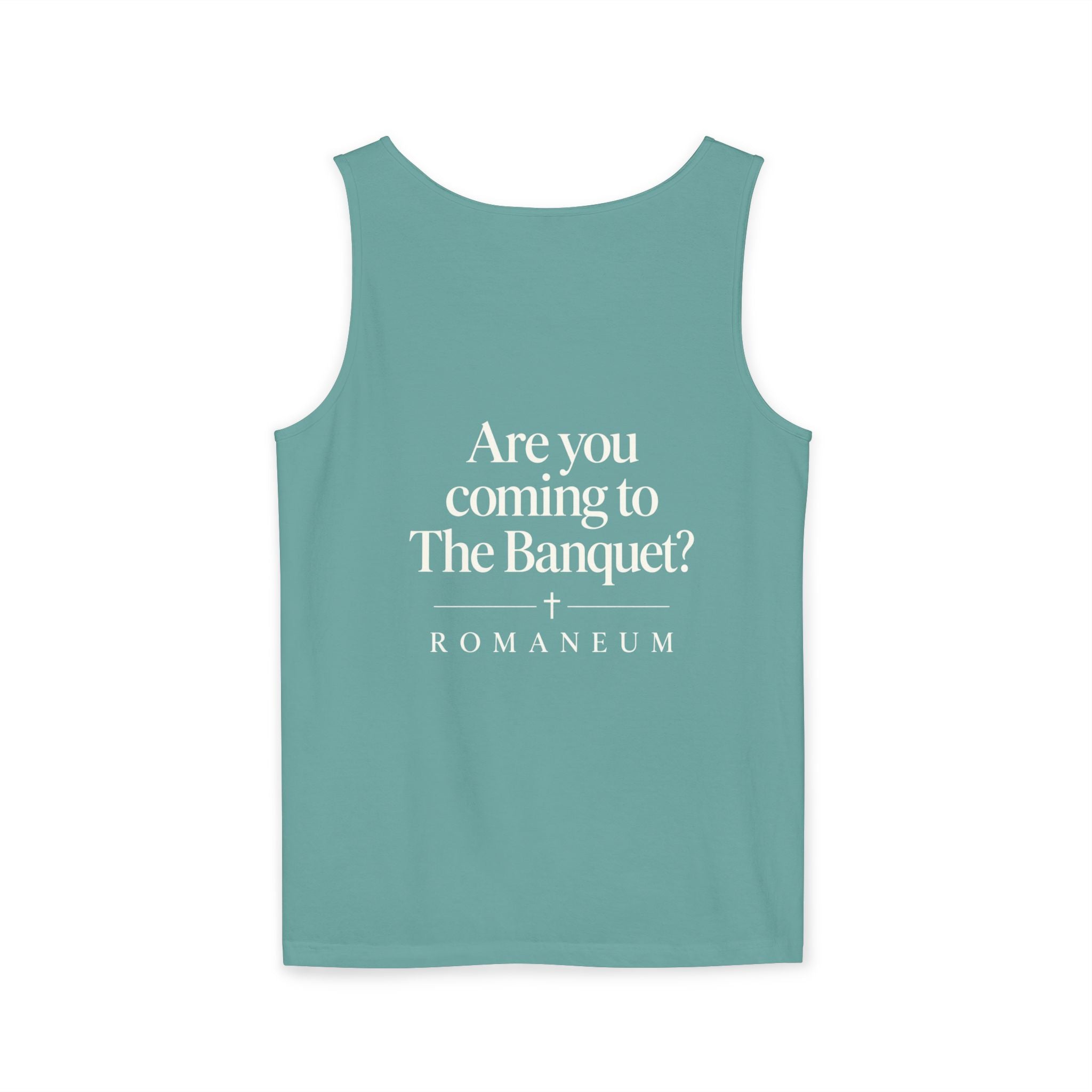 Banquet Invitation Tank Top — "Are You Coming to The Banquet?" Romaneum